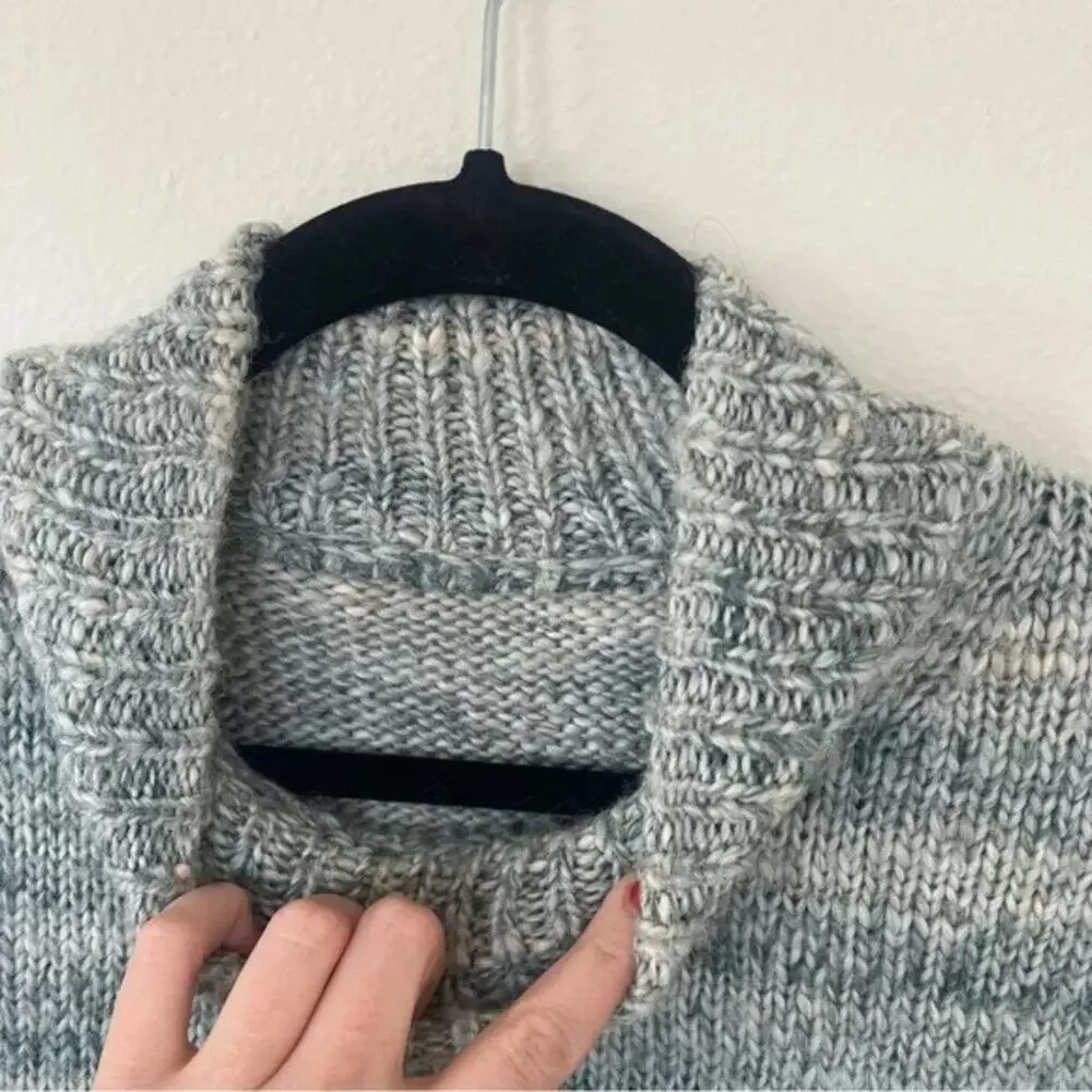 J. Crew Space-Dyed Mockneck Sweater